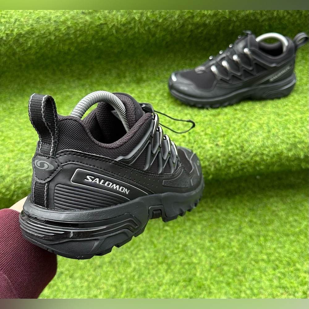 Shoes Salomon ACS + All Black Brand New Sneakers 7M/8W US Trail Running - Picture 4 of 6